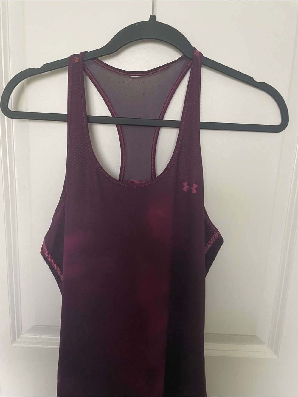 Under Armour Burgundy Racerback Performance Tank